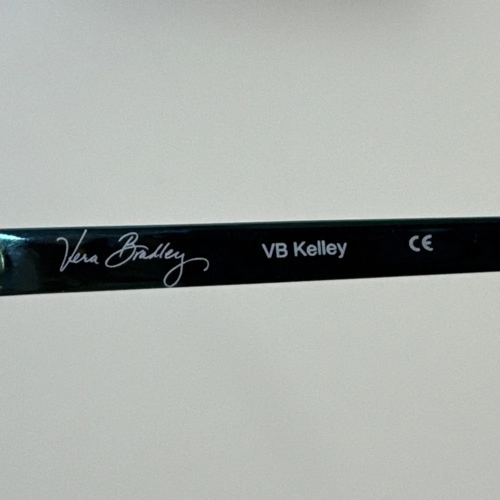 Vera Bradley Sierra Brown Tortuoise Teal Eyeglass Frames 51-16-140 with Case